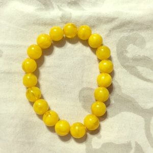 Yellow bracelet